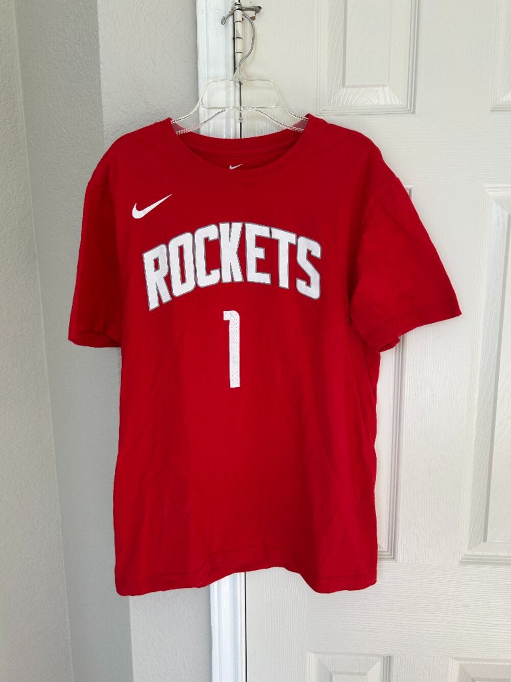 Nike Houston Rockets Men's Tee - #1 John Wall - Size Small